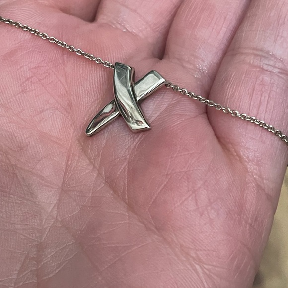 💗Tiffany & Co Paloma Graffiti X Pendant Necklace - Picture 9 of 9